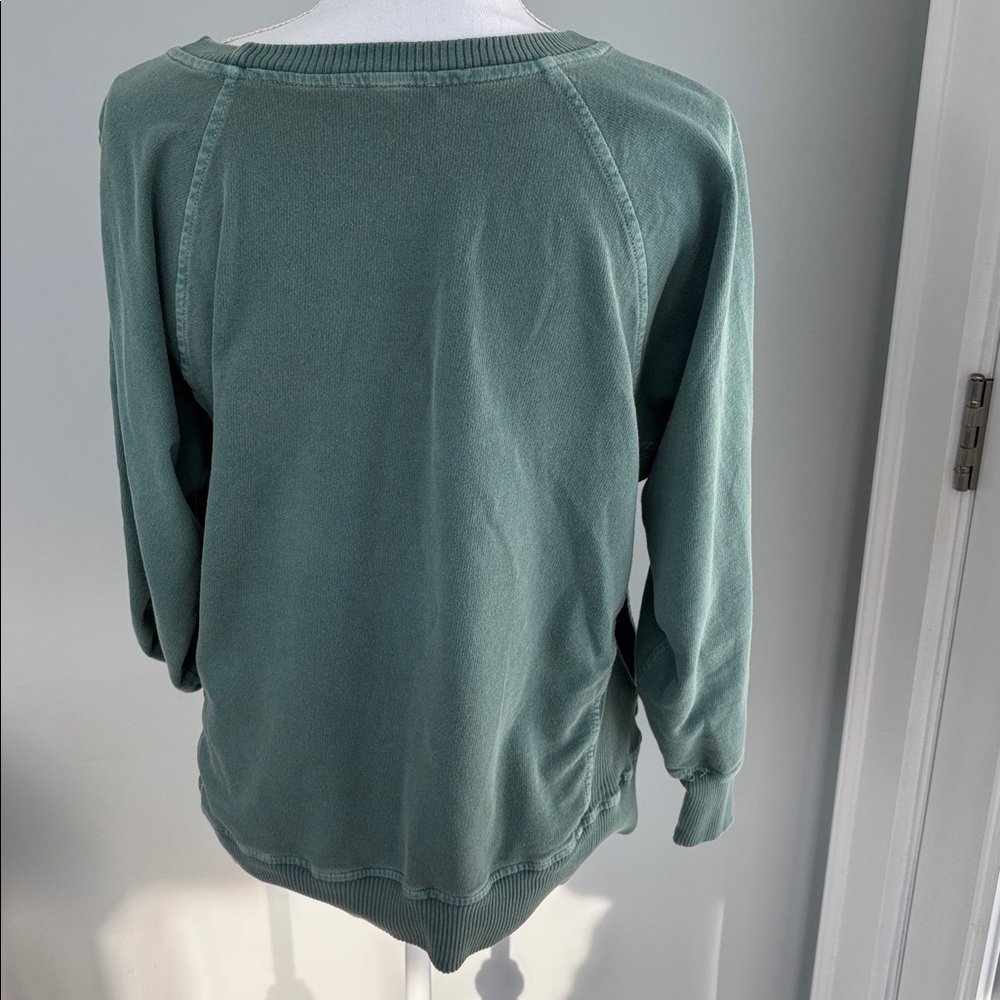 Zenana Raglan Sleeve Sweatshirt M - Picture 5 of 7